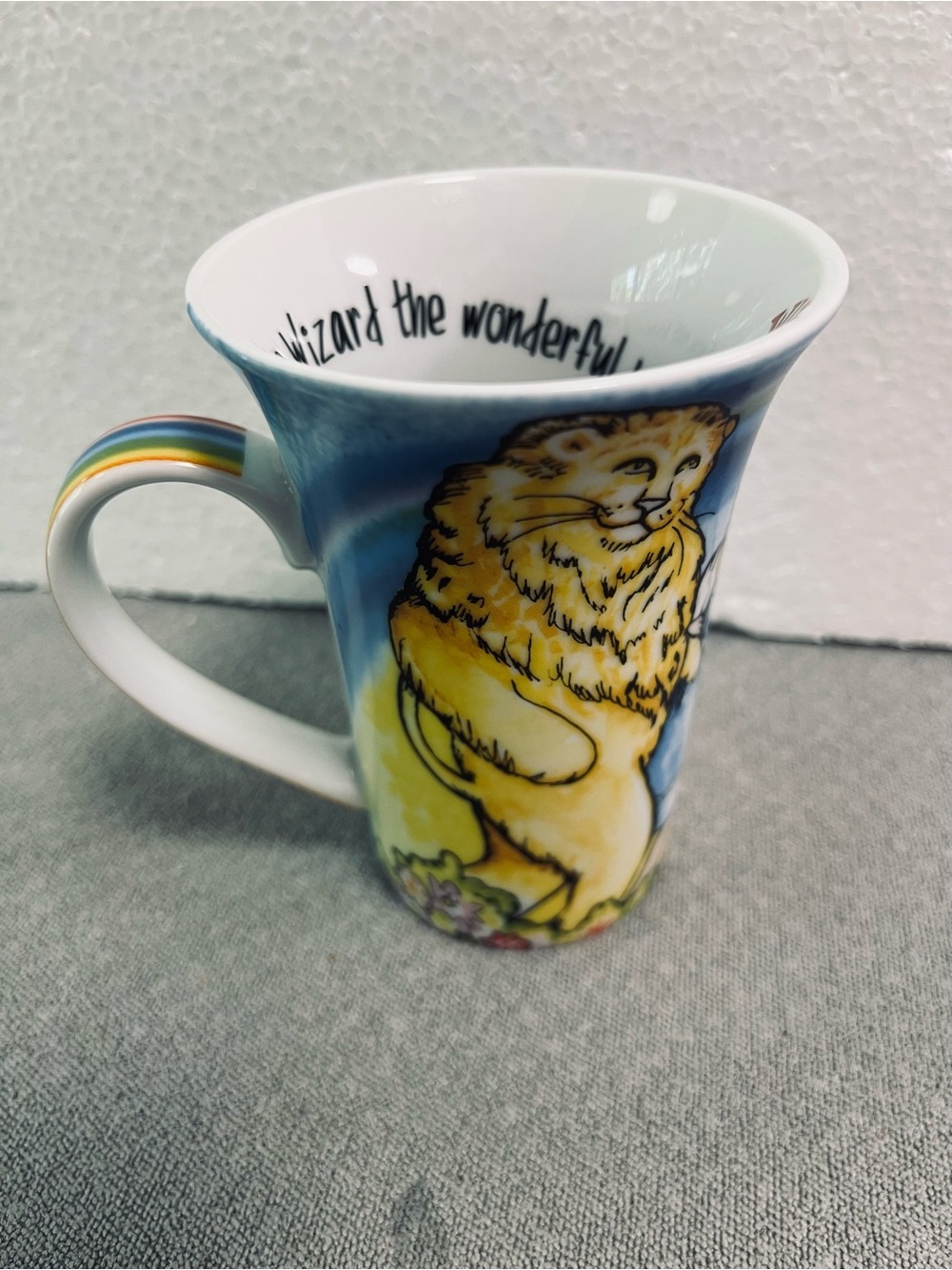 Paul Cardew Wizard of Oz Rainbow Handle Coffee Mug 11 Ounces